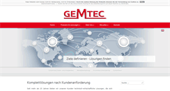 Desktop Screenshot of gemtec.eu
