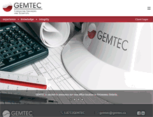 Tablet Screenshot of gemtec.ca